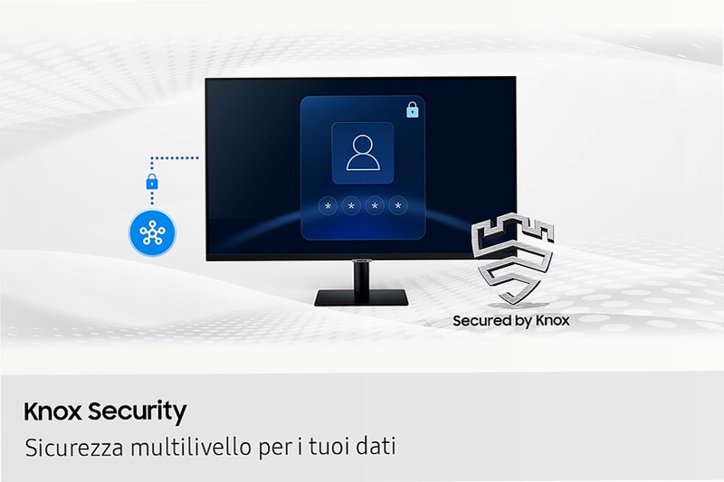 Smart Monitor M7 - UHD Flat 32" Nero 7680 x 4320