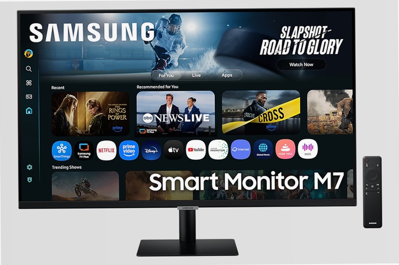 Smart Monitor M7 - UHD Flat 32" Nero 7680 x 4320