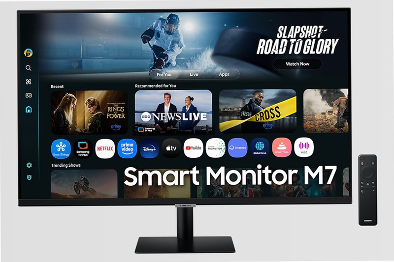 Smart Monitor M7 - UHD Flat 32" Nero 7680 x 4320