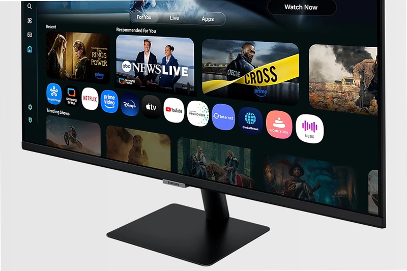 Smart Monitor M7 - UHD Flat 32" Nero 7680 x 4320