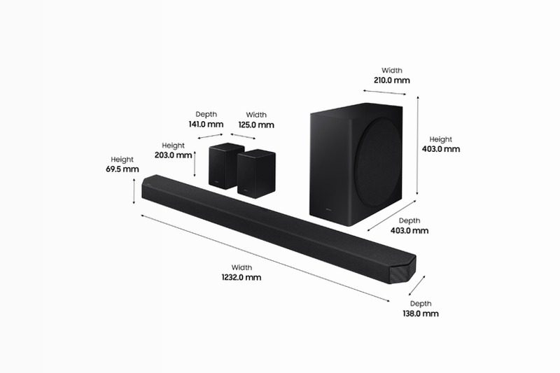Soundbar HW-Q950A 11.1.4ch 616w