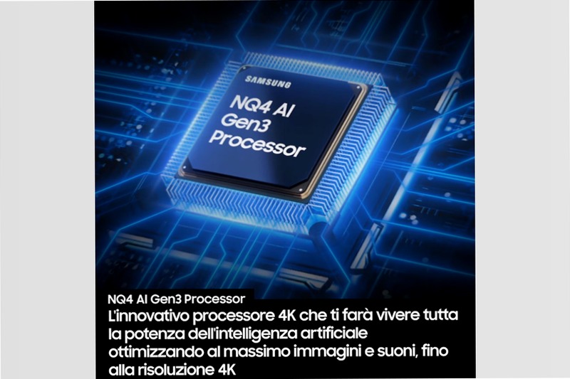 2025 QN90F 55 pollici Neo QLED Samsung Vision AI TV Nero 55" 4K