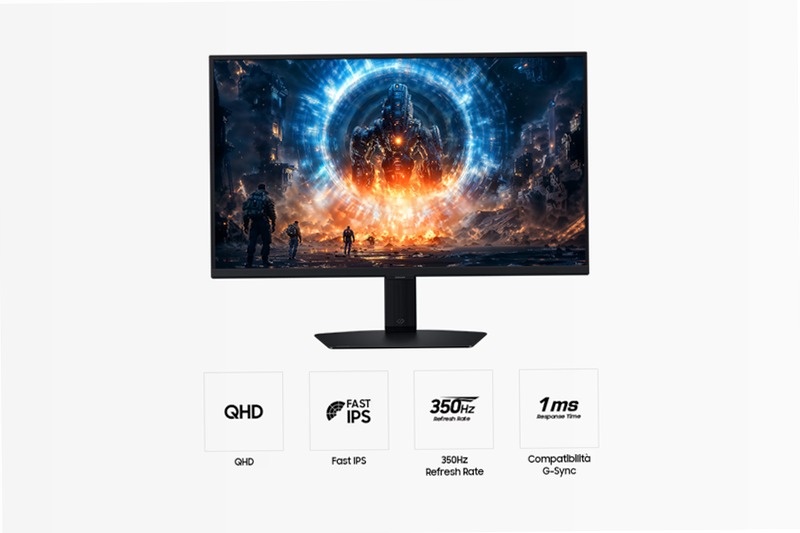 Monitor Gaming Odyssey G6 - G60F da 27" Nero IPS