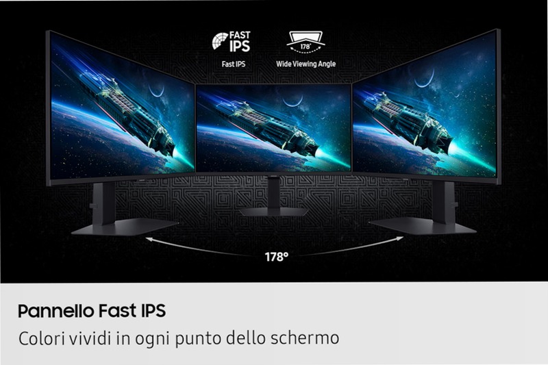 Monitor Gaming Odyssey G6 - G60F da 27" Nero IPS