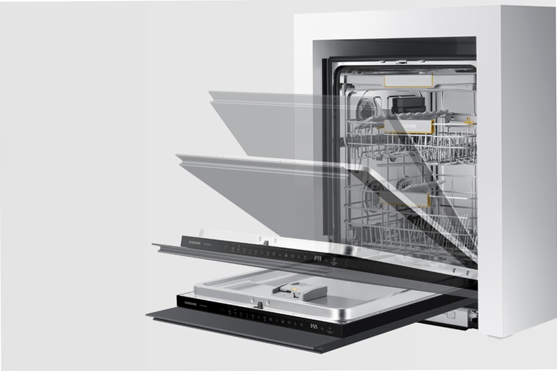 Lavastoviglie Samsung Sliding DW60CG880I00ET A Bianco Incasso