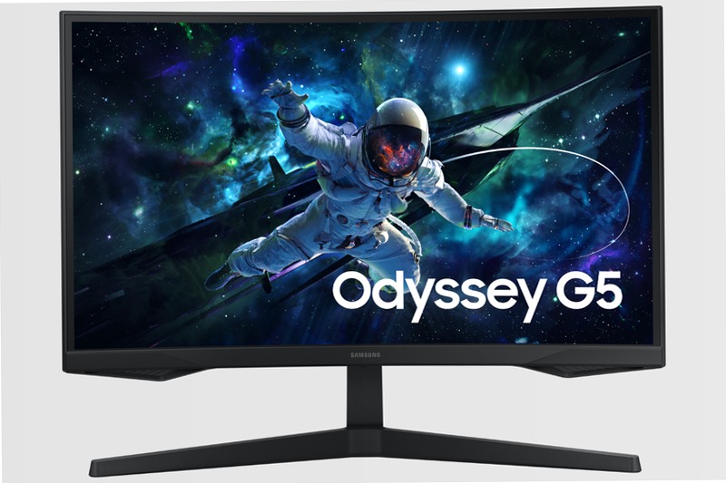 Monitor Gaming Odyssey G5 - G55C da 27'' QHD Curvo Nero VA
