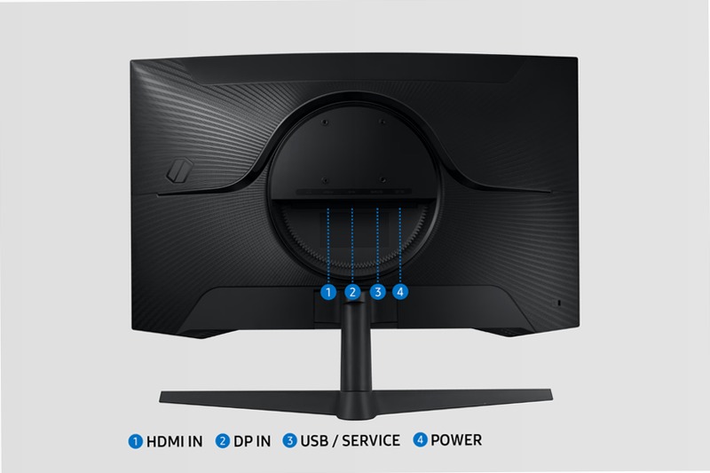 Monitor Gaming Odyssey G5 - G55C da 27'' QHD Curvo Nero VA