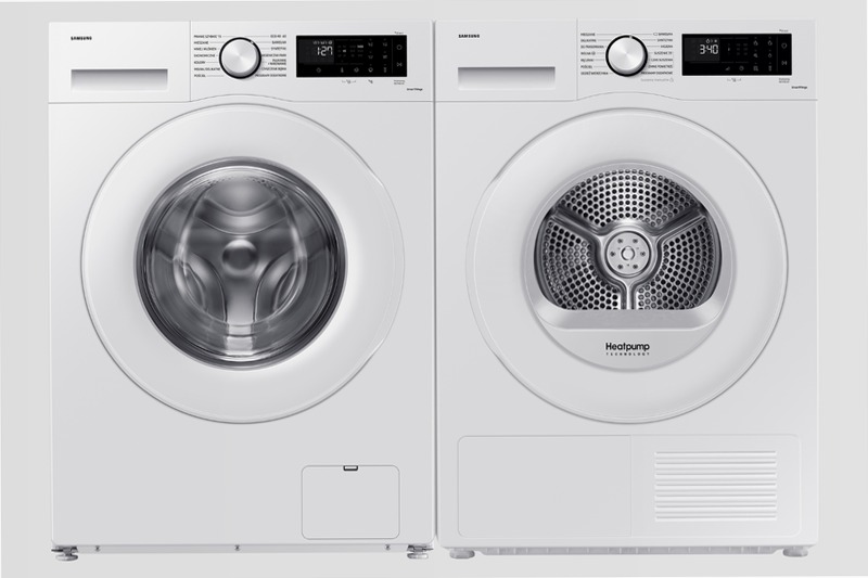 Asciugatrice Samsung Crystal EcoDry 9 Kg 9kg C Bianco