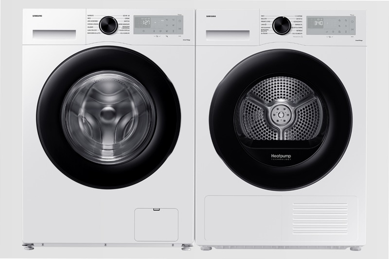 Lavatrice Samsung Crystal Clean™ WW90CGC04DAHET 1400rpm 9kg Bianco
