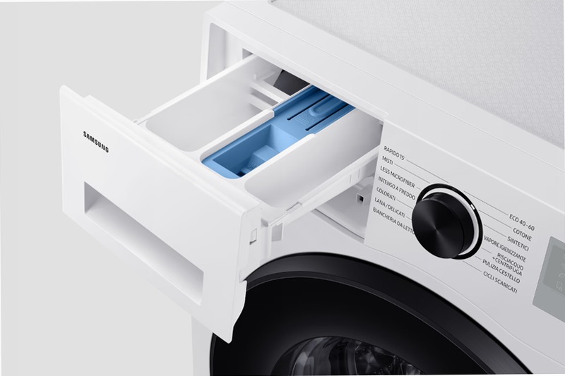 Lavatrice Samsung Crystal Clean™ WW90CGC04DAHET 1400rpm 9kg Bianco
