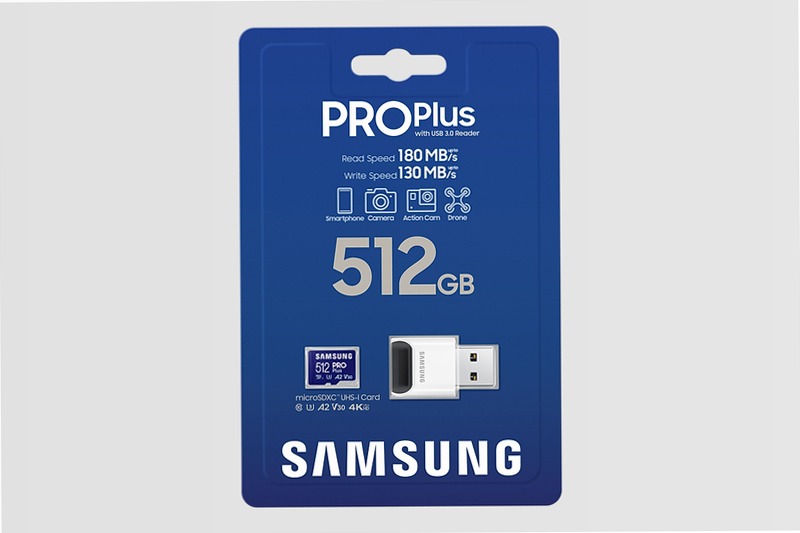 PRO Plus microSD 512GB - Velocità e Protezione per le Tue Emozioni