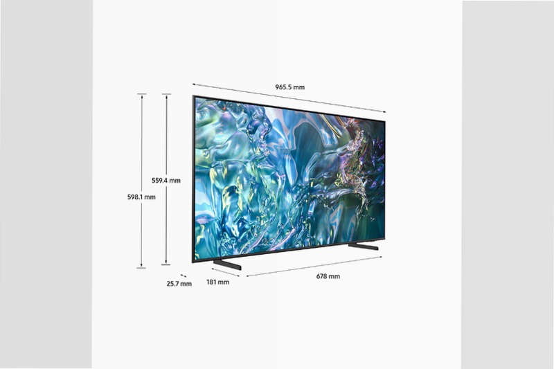 QLED 43'' Q60D - Sperimenta la Perfezione Grigio 4K LED