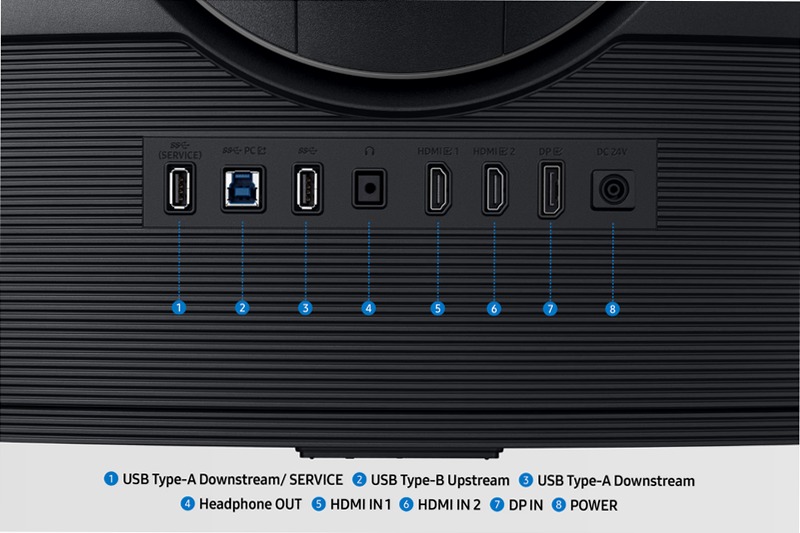 Monitor Gaming Odyssey G7 - UHD Curvo da 37" Nero VA