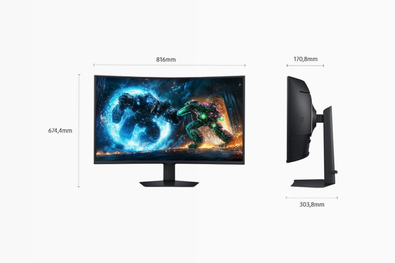 Monitor Gaming Odyssey G7 - UHD Curvo da 37" Nero VA