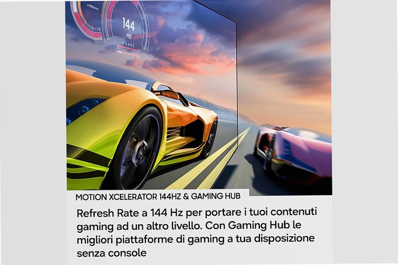 55" Mini LED M80H 4K Vision AI Smart TV Nero