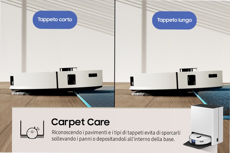 Robot Aspirapolvere Samsung Jet Bot Combo™ AI VR7MD97714G/WA 70w