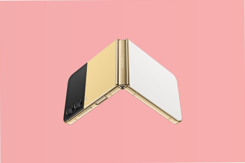 Galaxy Z Flip4 Bespoke Edition (Yellow Front Color) Giallo 8GB Bianco