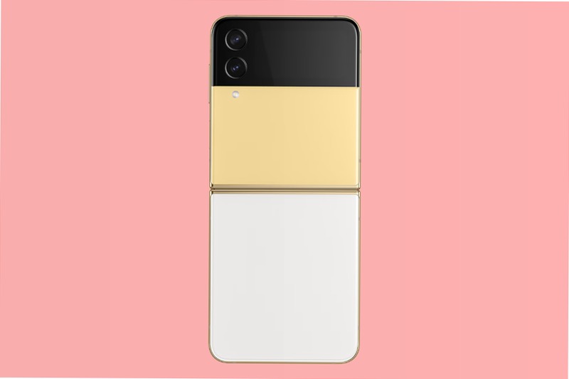 Galaxy Z Flip4 Bespoke Edition (Yellow Front Color) Giallo 8GB Bianco