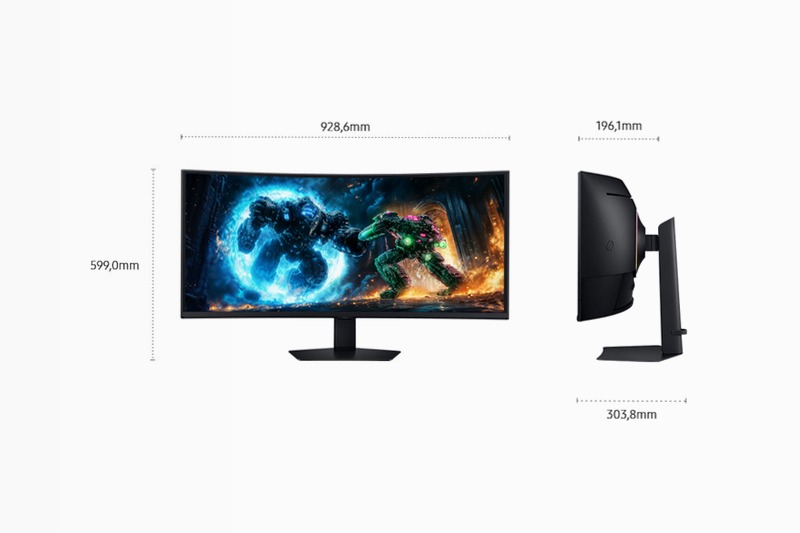 Monitor Gaming Odyssey G7 - 40" WUHD Curvo Nero VA