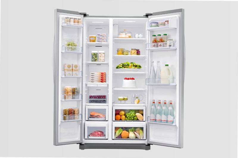 Frigorifero Americano Serie 3000 RS54N3003SA | Samsung IT Side by Side 552lt