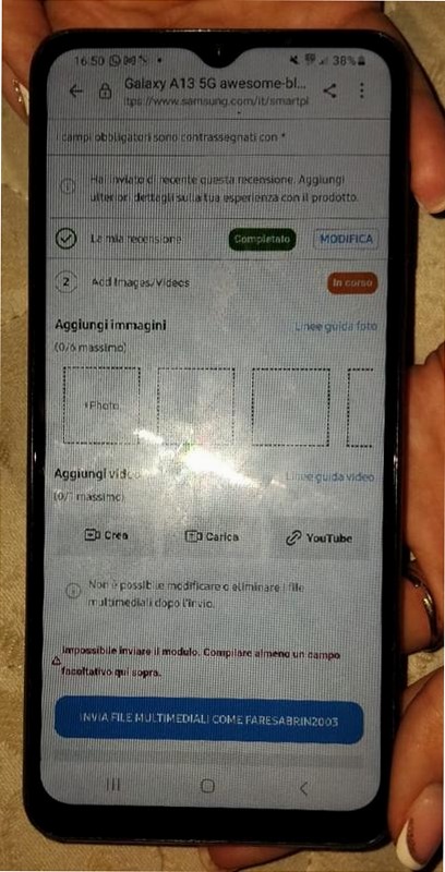 Galaxy A13 5G - Sfida i limiti della tecnologia 4GB 4GB Bianco