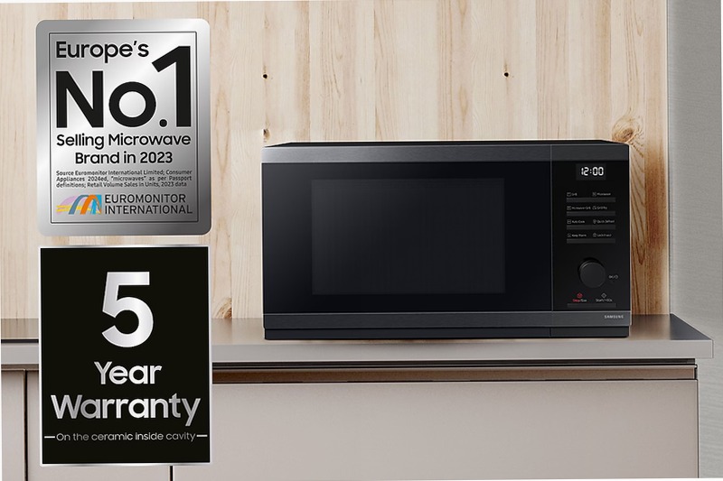 Microonde Samsung Grill Cottura Croccante 23L MG23DG4524CGE1 Nero 23