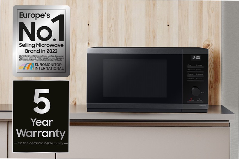 Microonde Samsung Grill Cottura Croccante 23L MG23DG4524CGE1 Nero 23