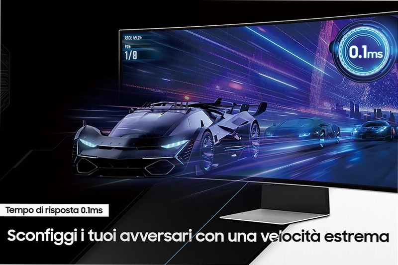 Monitor Gaming Odyssey OLED G8 da 34'' WQHD Curvo