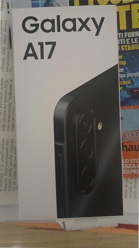 Galaxy A17: Grande Display, Fotocamere Avanzate e Sicurezza 6.7" 8GB Nero
