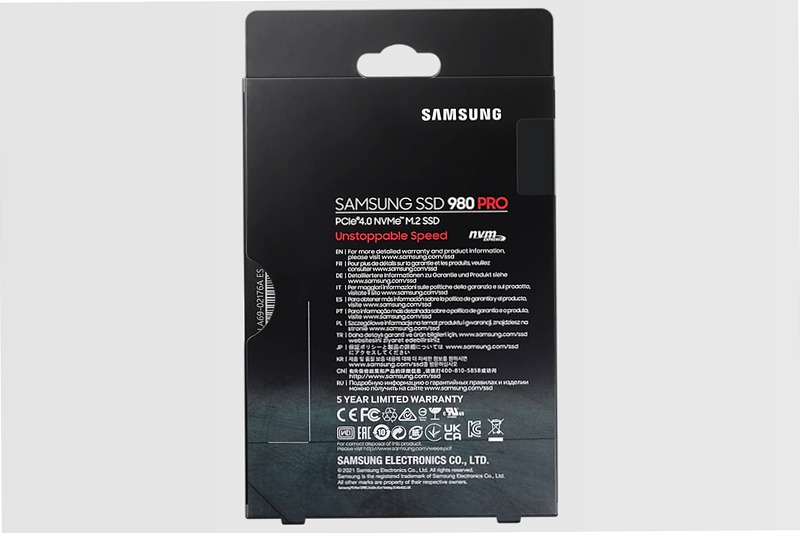 980 PRO NVMe M.2 SSD 250GB - Velocità e Performance Interno