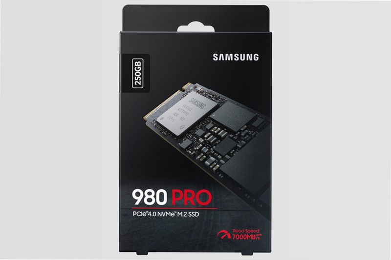 980 PRO NVMe M.2 SSD 250GB 7000MB/s 7000MB/s
