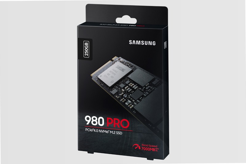 980 PRO NVMe M.2 SSD 250GB 7000MB/s 7000MB/s