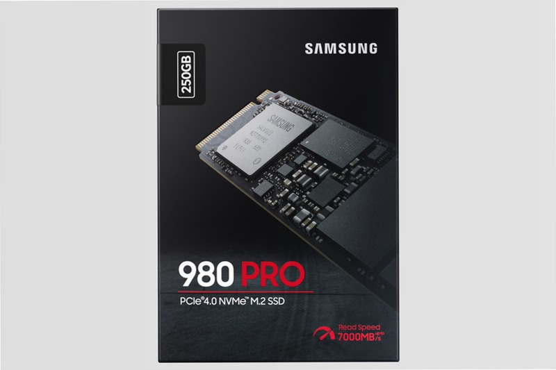 980 PRO NVMe M.2 SSD 250GB 7000MB/s 7000MB/s