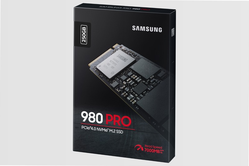 980 PRO NVMe M.2 SSD 250GB 7000MB/s 7000MB/s