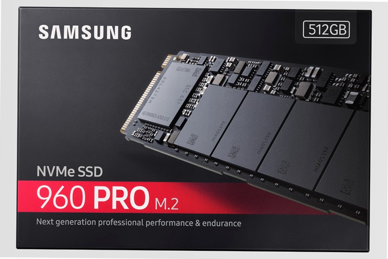 Samsung SSD 960 PRO M.2 NVMe 512GB PCIe 3.0 3500MB/s 3500MB/s