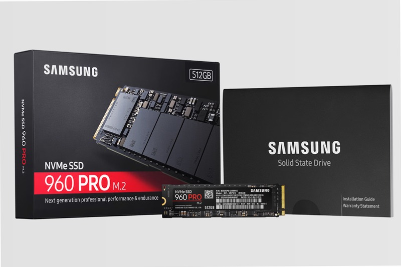 Samsung SSD 960 PRO M.2 NVMe 512GB PCIe 3.0 3500MB/s 3500MB/s