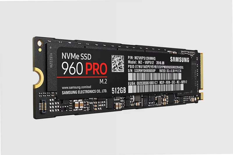 Samsung SSD 960 PRO M.2 NVMe 512GB PCIe 3.0