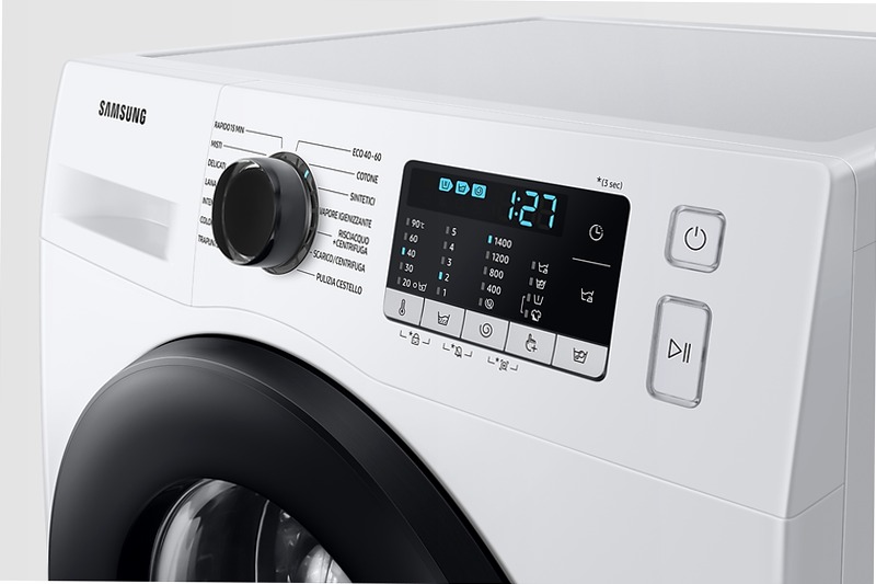 Lavatrice Serie 5000T Crystal Clean WW80TA046AE | Samsung Italia 8kg Bianco
