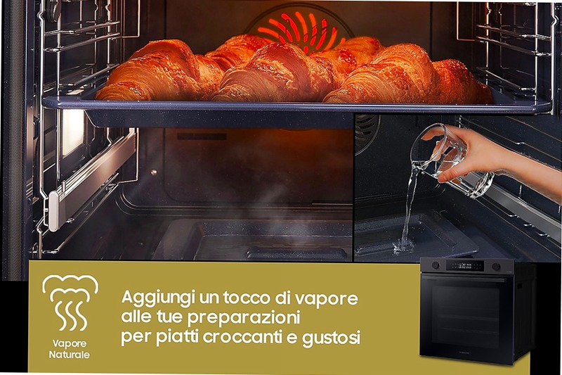 Forno Samsung Dual Cook Serie 4 76L NV7B4440VBB A