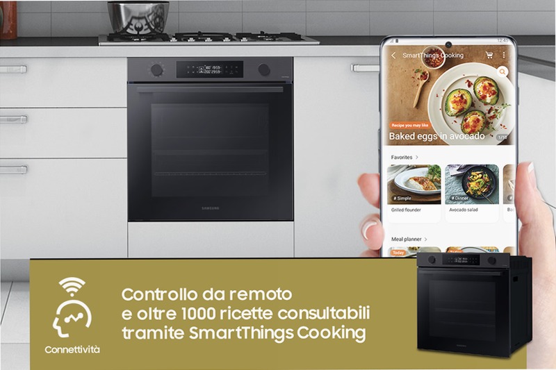 Forno Samsung Dual Cook Serie 4 76L NV7B4440VBB 76 A