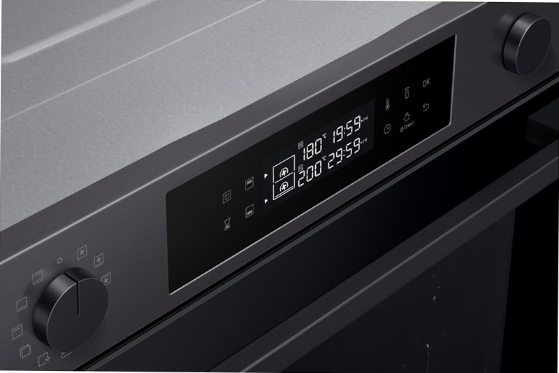 Forno Samsung Dual Cook Serie 4 76L NV7B4440VBB 76 A