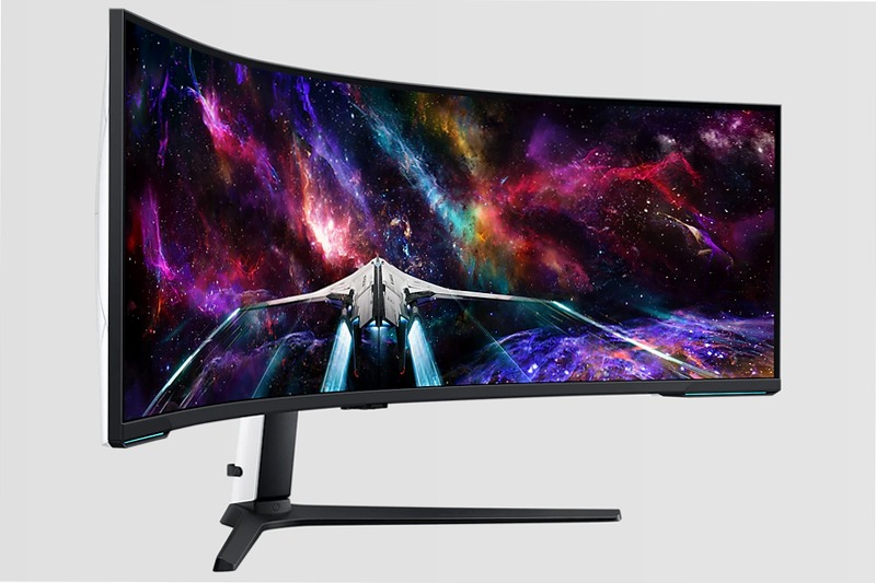 Monitor Gaming Odyssey Neo G9 da 57'' Dual UHD Curvo Beige
