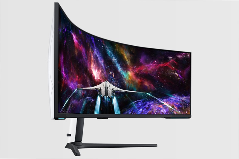 Monitor Gaming Odyssey Neo G9 da 57'' Dual UHD Curvo Beige