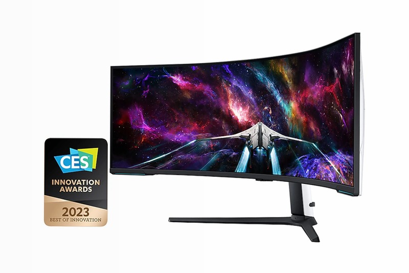 Monitor Gaming Odyssey Neo G9 da 57'' Dual UHD Curvo Beige