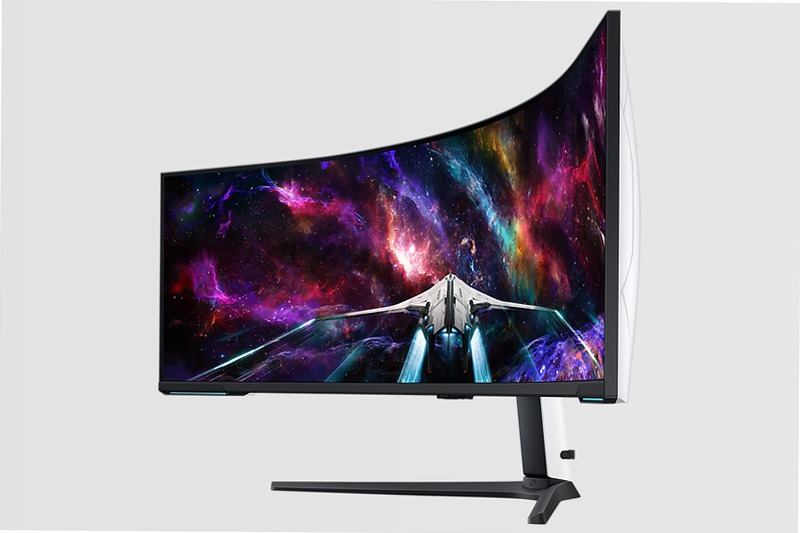 Monitor Gaming Odyssey Neo G9 da 57'' Dual UHD Curvo Beige