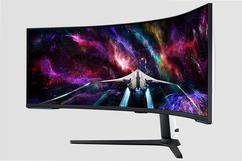 Monitor Gaming Odyssey Neo G9 da 57'' Dual UHD Curvo Beige