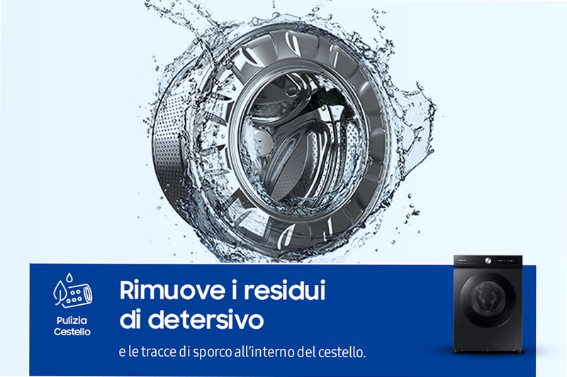 Lavatrice Bespoke AI™ Ecodosatore 11Kg WW11BB744DGB Nero