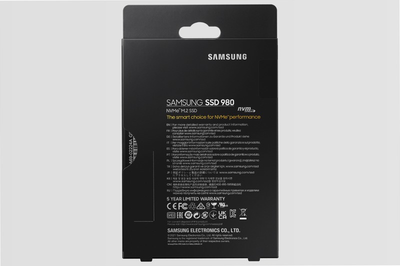 980 NVMe M.2 SSD 1TB - Prestazioni eccellenti per il tuo PC 3500MB/s 3000MB/s