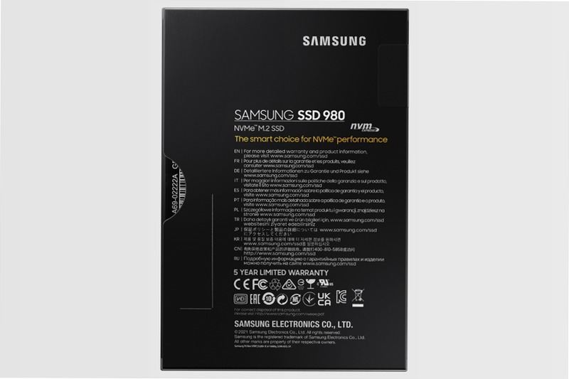 980 NVMe M.2 SSD 1TB - Prestazioni eccellenti per il tuo PC 3500MB/s 3000MB/s