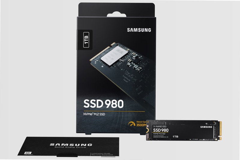 980 NVMe M.2 SSD 1TB - Prestazioni eccellenti per il tuo PC 3500MB/s 3000MB/s